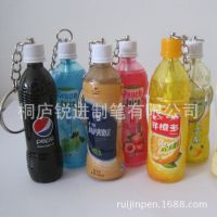 【日韩文具批发】供应饮料形状圆珠笔,饮料广告笔,可爱卡通笔