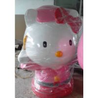 广州番禺HELLOkitty玻璃钢卡通公仔雕塑
