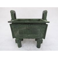 中号司母戊方鼎 青铜器摆件 青铜鼎 工艺品 办公室客厅装饰 古玩收藏品