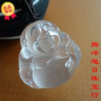 缅甸天然水沫玉小佛 弥勒佛大肚佛中号吊坠挂件a货礼品 特价批发
