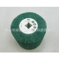 3M绿色拉丝轮/不锈钢拉丝机/电动拉丝机/抛光轮/尼龙轮