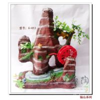 树脂陶瓷工艺品,园林造景,塑料假山配件,家居摆设,风水轮
