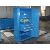 厂家定做工具柜_双开门带抽屉工具柜_工具柜生产商