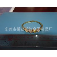 供应景泰蓝手镯镶钻 金属手镯 合金手镯 合金复古手镯 欧美流行