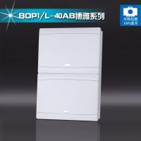 供应 40回路配电箱 照明专用 欧式高阻燃塑料配电箱 模数化终端箱
