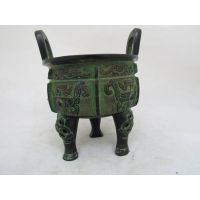 洛阳广发青铜器、蛇纹鼎、工艺品摆件 厂家可定制 零售