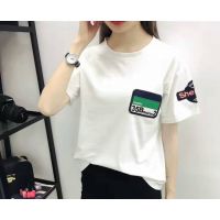 爆款女装棉便宜女T恤 新款韩版短袖批发套头上衣清仓服装货源批发东莞