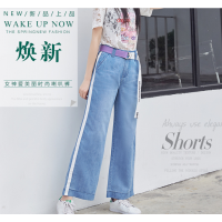 破洞牛仔裤女九分裤修身显瘦弹力小脚铅笔裤2018春秋新款厂家清仓货源处理
