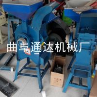 小型家用铡草揉搓粉碎机 青储秸秆饲料粉碎机 铡草饲料机 通达制造