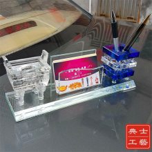 北京定做企业上市1周年纪念礼品,实用水晶办公礼品,公司客户留念水晶小礼物