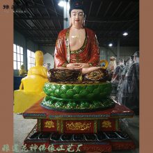 承接寺庙供奉佛像工程、极彩、贴金、三宝佛佛像、护法四大金刚、佛教护世四大天王图片