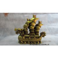 家居装饰工艺品 龙船一帆风顺 风水摆件