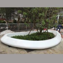 广东肇庆广州玻璃钢树池种植池,创意船造型的种树池,厂家玻璃钢树池现在安装过程价格 中国供应商 