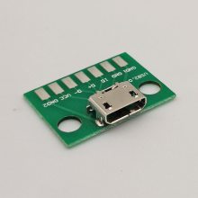 厂家供应Micro USB 5P母座测试板 MICRO USB5P母头带板测试座