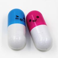 药丸笔创意表情胶囊笔伸缩笔儿童奖品圆珠笔学生文具小礼物批发