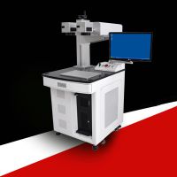 300*300光纤激光打标机30W 戒指刻字机 小型 铭牌激光雕刻机