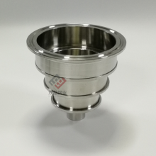 304不锈钢卫生级接头 304快装接头DN80 不锈钢光面接头