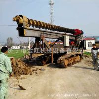 CFG长螺旋轨道式钻孔机 工程建筑工地用的螺旋打桩机厂家