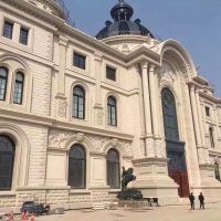供应黄金麻异形线条 窗台板 罗马柱 别墅异形 黄金麻异形天然石材