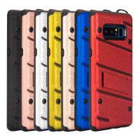 iphone7/8plus防摔铠甲手机壳 三星S8 PLUS二合一支架硅胶保护套