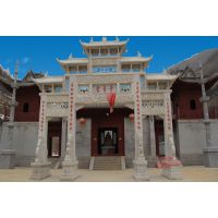 广东石雕牌坊,花岗岩石头牌楼制造厂家定制
