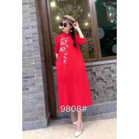 安琪民族风连衣裙 折扣女装品牌尾货走份批发 一手货源