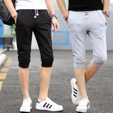 男装运动七分裤青年韩版男休闲短裤尾货批发
