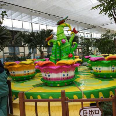 北京南宫五洲植物乐园 水果旋风 梦幻花园转转杯 儿童观览车 勇敢救火