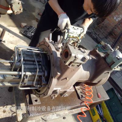 石家庄汉钟压缩机抱轴过水维修 比泽尔螺杆压缩机排气温度高维修