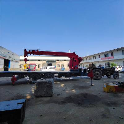 折臂小型拖拉机随车吊 8吨农用拖拉机随车吊 德建 拖拉机自备吊 楼板