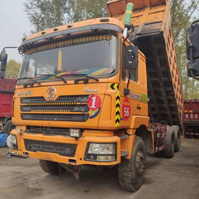 出售大量工地拉土专用 陕汽德龙后八轮自卸车