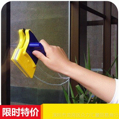 家用高楼万向双层擦玻璃器吸铁磁铁家政双面神器抹擦双层窗保洁2
