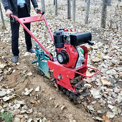 供應小型汽油鏈軌式山地翻地機/ 獨輪不翻車微耕機/多功能履帶式犁地