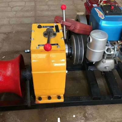 5吨柴油机电力电缆绞磨牵引机,绞磨机,机动绞磨机致诚厂家