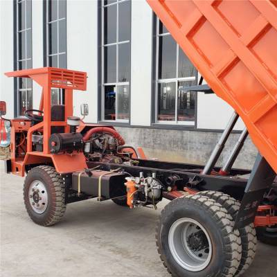 矿山拉渣六轮车带矿安标拉7方钨矿石