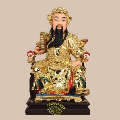 李天王神像 托塔天王李靖塑像 河南太白金星佛像 託塔李天王神像 河南