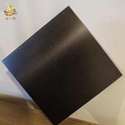 厂家直销不锈钢黑钛拉丝板 201/316不锈钢板 304不锈钢黑钛板 金一帆