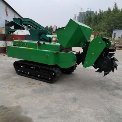 微型手扶开沟机 农田施肥耕整机 多功能履带开沟机