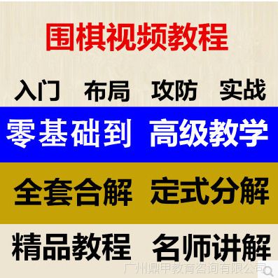 围棋教程讲解儿童围棋教程视频 入门基础到精